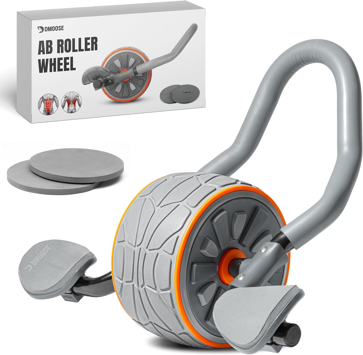 Ab Roller Wheel With Elbow Support - DMoose Fitness Dirsek Destekli ve 2