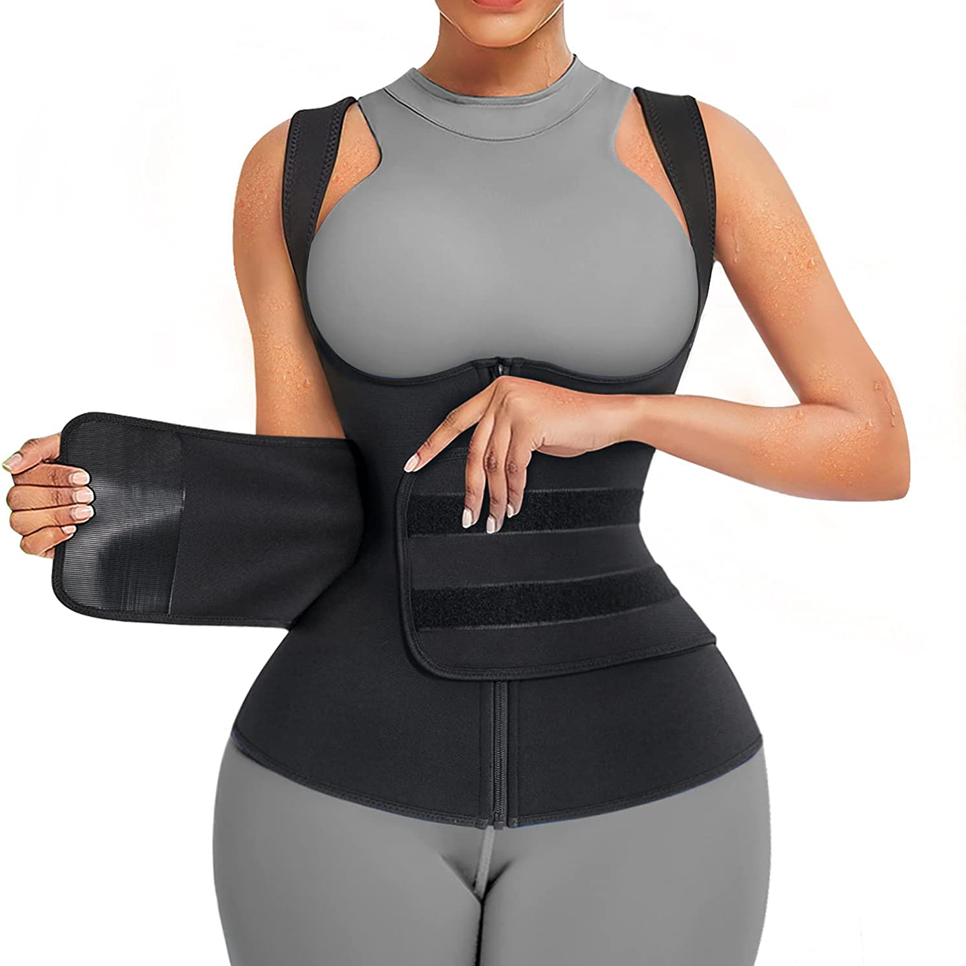 Sweat Waist Trainer Belt Neoprene - Kadınlar için Neopren Sauna Kıyafeti Sauna