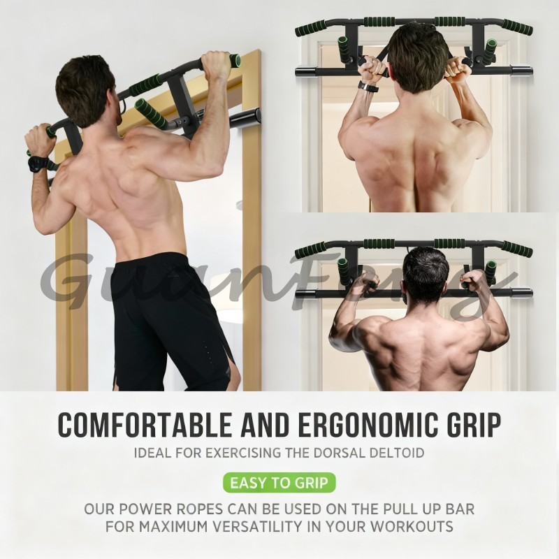 Door Pull Up Bar No Screw - Kapı Çerçevesine Monte Edilebilen Vidasız Çekme