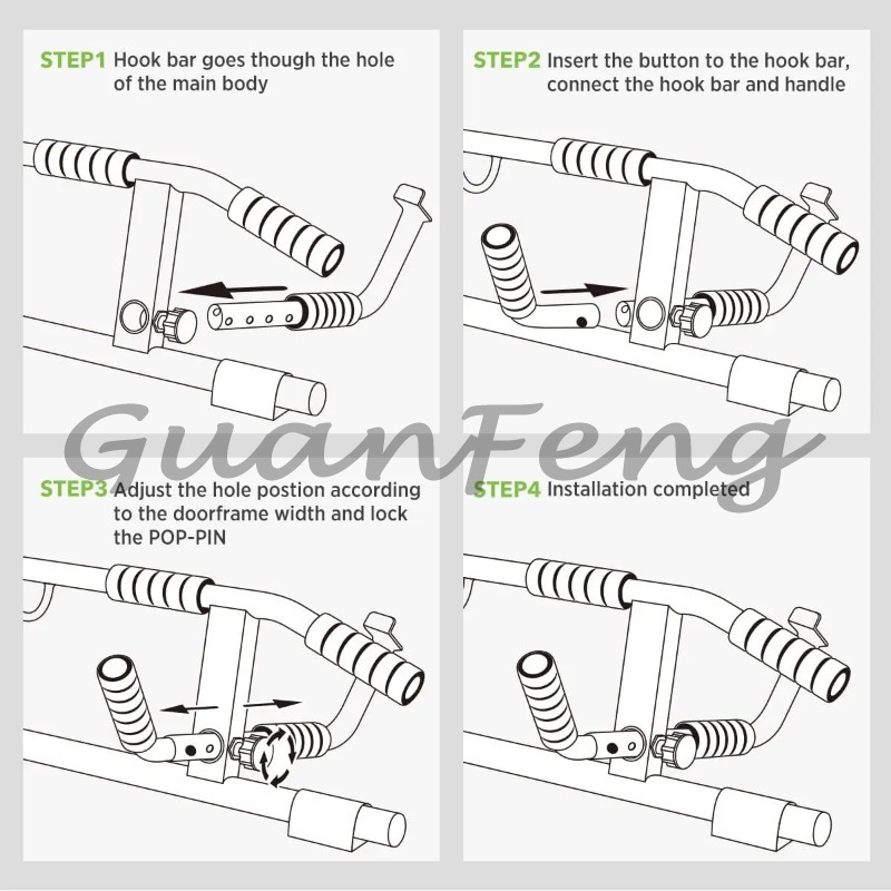 Kapı Çerçevesine Monte Edilebi - Door Pull Up Bar No Screw incelemesi ve fiyatı