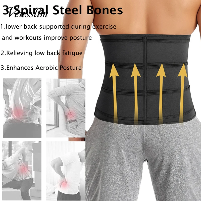 Vensslim Erkek Bel Eğitmeni Sı - Sweat Waist Trainer Belt Neoprene incelemesi ve fiyatı