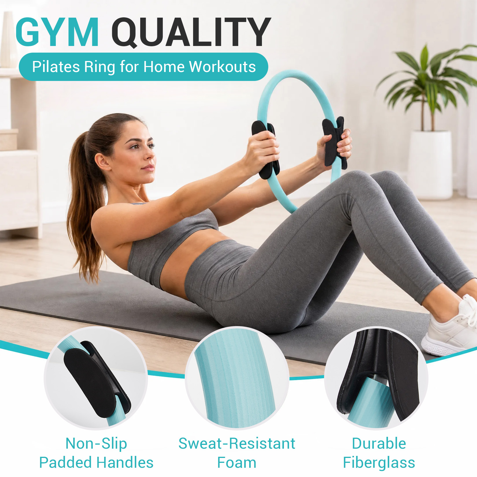 Pilates Eğitim Seti, 6'sı 1 Ar - Pilates Bar Kit With Resistance Bands incelemesi ve fiyatı